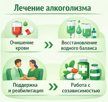 лечение алкоголизма в Ставрополе этапы